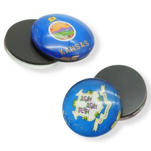 Aimants de réfrigérateur en verre cristal ronds de 30 mm, 40 mm, 50 mm, vente en gros à prix réduit, très demandés - Product Image 4