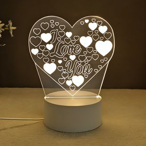 Cadeaux <span class=keywords><strong>pour</strong></span> la fête des mères, <span class=keywords><strong>anniversaire</strong></span>, Thanksgiving, <span class=keywords><strong>pour</strong></span> <span class=keywords><strong>maman</strong></span>. Lampes de nuit LED 3D contemporaines en ABS personnalisées <span class=keywords><strong>pour</strong></span> la décoration de la maison et de la chambre - Product Image 2