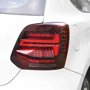 2011-2018 Polo LED Tail Light Car Back Lamp For Vento Rear Light 2015-2018 China For Polo Upgrade With Flowing LED