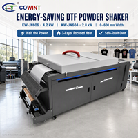Séchoir à poudre DTF à économie d'énergie 60 cm, machine de polymérisation automatique avec contrôle de la chaleur à 3 zones