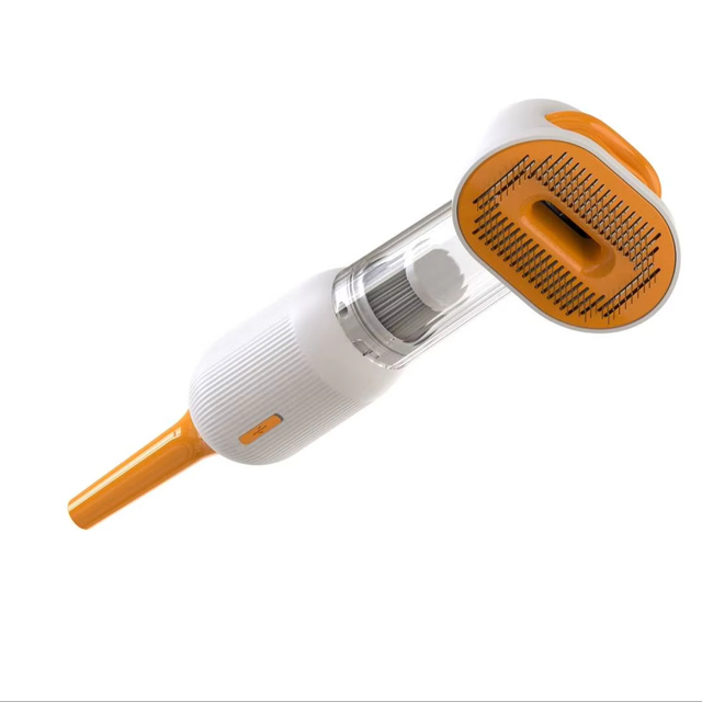 Portable Self-Cleaning Cat & Dog Grooming Comb Brush Tool with Automatic Cleaning Button for Pet Care