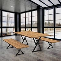 Base de chaise en métal noir moderne en fonte avec pieds coniques pour chaise de salle à manger - Vente en gros