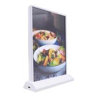 Boîte à lumière LED rétroéclairée pour affiche de bureau A4 A5, panneau publicitaire pour menu