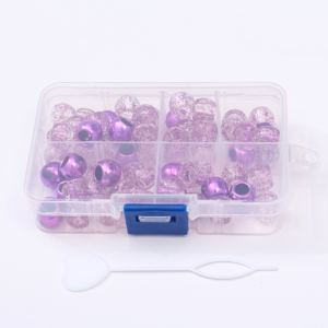 Kit de fabricación de joyas con cuentas al por mayor DIY adornos trenzados <span class=keywords><strong>para</strong></span> el cabello cuentas metálicas y brillantes <span class=keywords><strong>para</strong></span> <span class=keywords><strong>trenzas</strong></span> anillos de colores - Product Image 3