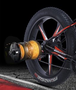 Moto 350W Gear 21 vitesses vélo électrique à gros pneu 36V Li batterie tour e-fatbike vélos électriques cycle - Product Image 4