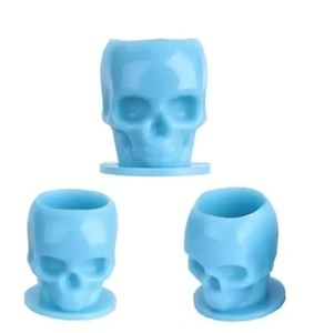 200PCS Tattoo Ink Cup <b>Holder</b> Silicone Pigment Stand Tray for PMU Microblading Permanent <b>Makeup</b> Workstation Tattoo Artist Use - Product Image 1