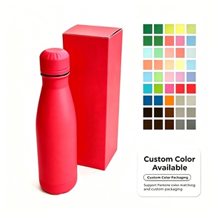 Botella de Agua con Aislamiento al Vacío de 500 ml, Colores Personalizados, Empaque Personalizado, Taza Térmica de Viaje a Prueba de Fugas, Tazas de Acero Inoxidable 304 - Product Image 1
