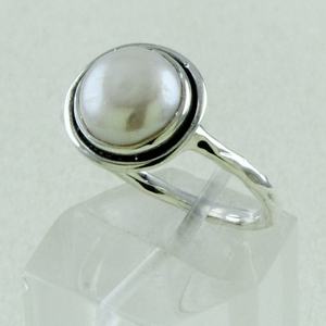 Anillo de Plata de Ley 925 con Incrustaciones de Perlas Preciosas, Estilo Clásico, Calidad Extrema, Proveedor de Joyería de la India - Product Image 3