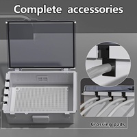 Caja de Conexiones Eléctricas Ecológica de ABS, Caja de Batería Impermeable IP65 y Caja de Distribución con Estructura de Ventilación