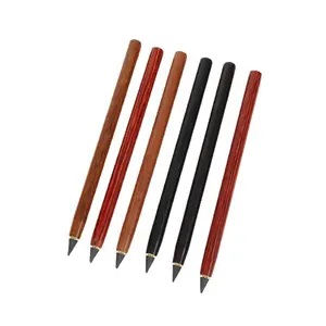 कस्टम लोगो फैक्टरी मूल्य उपहार एचबी हमेशा के लिए लेखन उपकरण कलम अनन्त लकड़ी ग्रेफाइट के साथ Inkless पेंसिल टच