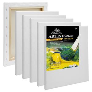 Phoenix Professional OEM-lienzo para pintar, tamaño personalizado, artista, 100% algodón, blanco, estirado - Product Image 1