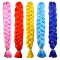 Extension de Cheveux Tressés Synthétiques X Ultra Expression Premium Résistants à la Chaleur, Couleur Pure Africaine, 165g, 82 Pouces, pour Crochet