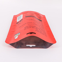 Sachet souple en aluminium imprimé sur mesure, résistant aux hautes températures, avec trou de ventilation, pour salade, gelée et aliments en plastique souple