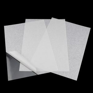 สติกเกอร์กระดาษวาชิญี่ปุ่นแบบมีกาวในตัว ขนาด 8.5x11 นิ้ว (A4) สำหรับพิมพ์อิงค์เจ็ท พร้อมแผ่นพลาสติกใสรองหลัง - Product Image 3
