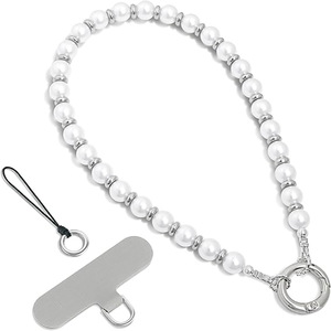 Dragonne de téléphone perlée faite à la main, chaîne de téléphone portable tendance en cristal et perles, dragonne universelle pour poignet, porte-clés pour <span class=keywords><strong>iPhone</strong></span>, Google, sac, <span class=keywords><strong>bijoux</strong></span> - Product Image 6