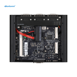 Q30400P Qotom Q30400P Fanless Industrial Mini PC Aluminum Case Haswell Broadwell 4 COM 2 LAN 6 <b>USB</b> Dual HD Computer - Product Image 4