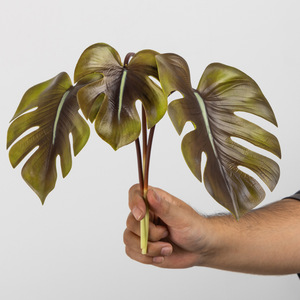 Pianta Artificiale Monstera in Poliuretano per Interni/Esterni, Decorazione Casa, Ornamento per Matrimoni e Festival - Product Image 4