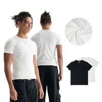 T-shirt pour homme à manches courtes en coton 100% premium super doux, respirant et à séchage rapide, avec impression personnalisée