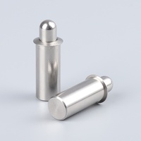 Piston à ressort en acier inoxydable 304, tête sphérique cylindrique, taille personnalisée, poli, traité thermiquement, Chine