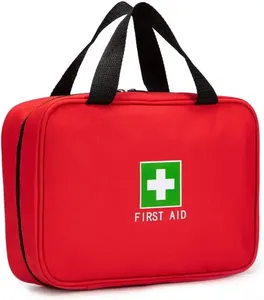 Botiquín de primeros auxilios con almacenamiento médico personalizado, kits de trauma rojos, taller de coche de emergencia, ciclismo al aire libre - Product Image 1