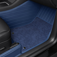Pour 2024 Tesla modèle 3 Highland accessoires de voiture sur mesure tapis de sol intérieur ECO matériel cuir pour siège avant arrière