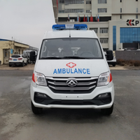 Nouvelle ambulance SAIC Maxus V80 à empattement court, diesel, manuelle, véhicule de secours d'urgence avec équipement médical