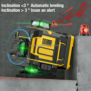 Niveau laser auto-nivelant industriel et DIY pour la construction, 3 lignes croisées de 16 mm, portée 520 mm, réglable, précis, vert, kit électrique - Product Image 3
