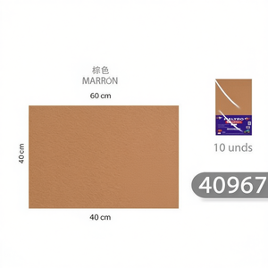 Foglio di feltro Ilan 40x60 cm marrone per artigianato e decorazioni per la casa - Product Image 1