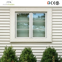 Fenêtre à battant triple vitrage à rupture de pont thermique en aluminium, double vitrage, triple cavité, à faible émissivité, certifiée NFRC Energy Star, à haute efficacité énergétique