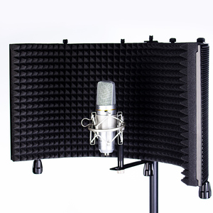 MA305 Yinyu Panneau d'isolation de micro professionnel pliable à 5 panneaux Panneau acoustique réglable pour l'<span class=keywords><strong>enregistrement</strong></span> en <span class=keywords><strong>studio</strong></span> et la cabine vocale - Product Image 1