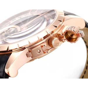 High-quality Large-sized Rose Gold Double Tourbillon <b>Automatic</b> Winding Sapphire Crystal Men's <b>Automatic</b> Mechanical Watch - Product Image 5