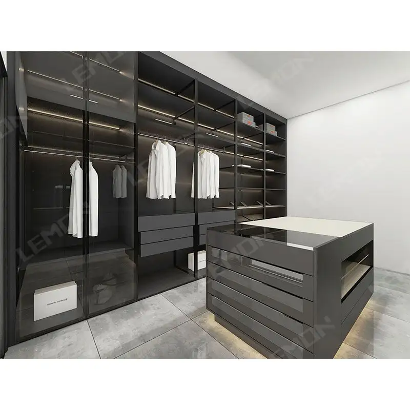 Móveis de quarto com designs modernos personalizados, guarda-roupas