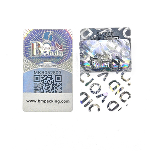 Bán chạy nhất tùy chỉnh làm cho thương hiệu của riêng bạn chống hàng giả Sticker QR mã Holographic nhãn QR ba chiều Số serial dán - Product Image 4