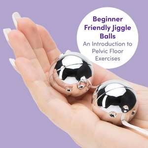 Vrouwen Seksspeeltjes Voor Paar Lesbische Dildo 'S Zilver Jiggle Ballen 56 G Plastic <span class=keywords><strong>Latex</strong></span> & Ftalaat Vrij-Beginners Vriendelijk - Product Image 3