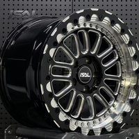 Jantes ISAL multi-rayons forgées sur mesure Beadlock Drag Racing 5x127 pour Corvette C7 C8 Lamborghini Huracan Audi R8 M340i M5