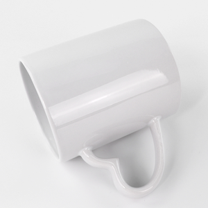 Mug Sublimation Blanc 11oz Cœur Anse Cœur pour Impression Sublimation - Product Image 4