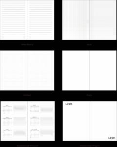 Carnet A5 personnalisé à motif floral, esthétique et créatif, avec pages intérieures lignées pour des notes faciles. - Product Image 4