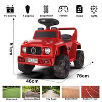 Auto Elettrica Cavalcabile per Bambini 2-4 Anni, Giocattolo da Esterno a Batteria con 4 Ruote e Telecomando, Unisex