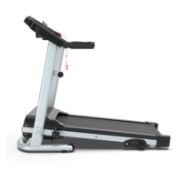 Caminadora Eléctrica Plegable para Ejercicio en Casa con Pantalla LCD, Monitor de Pulso, Altavoces y Llave de Seguridad, 265 LBS