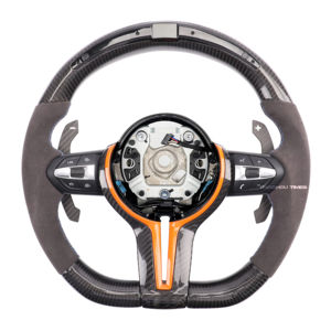 Volante Deportivo Personalizado de Fibra de Carbono <span class=keywords><strong>BMW</strong></span> M Sport para <span class=keywords><strong>BMW</strong></span> F30 F10 535i F32 F20 F36 F22 M4 F82 X5 F15 F80 M3 F11 F31 F01 F07 X3 F25 - Product Image 5