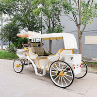Chariot électrique personnalisé de haute qualité à 4 roues, sans chevaux, pour le tourisme