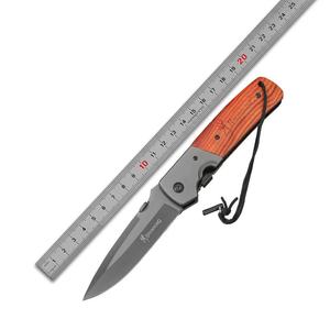 Couteau de poche pliable BLN personnalisable de qualité OEM pour le camping, lame en acier inoxydable 3CR13 ultra-affûtée, manche ABS couleur bois 28 cm - Product Image 6
