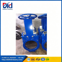 Vanne à opercule DIDLINK DN200 à commande manuelle pour eau à basse température, support OEM personnalisé