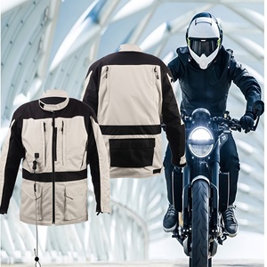 Veste de course imperméable et respirante XL avec protections, pantalon en nylon, textile chaud Cordura, protection airbag, vêtements de course automobile et moto - Product Image 1