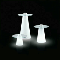 Vente en gros en usine Table de bar à LED design Table éclairée à 16 couleurs changeantes Mobilier d'extérieur étanche pour la location d'événements et de fêtes