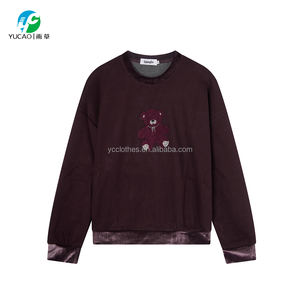 <span class=keywords><strong>Set</strong></span> Sportivo Casual da Donna a Gamba Dritta, Bestseller, Felpa e Pantaloni in Cotone Ricamato, <span class=keywords><strong>Set</strong></span> Lungo 2 Pezzi con Stampa Animalier - Product Image 5