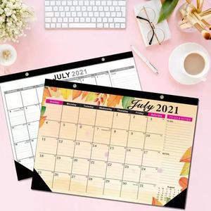 Calendrier de bureau personnalisé avec design et couleur au choix, calendrier mural mensuel 2025 2026, bloc-notes de bureau, calendrier mural de bureau 12 mois - Product Image 1