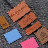 Patchs Wholesale Design Logo personnalisé embossé vrai cuir véritable patchs pour sac et vêtement casquettes chapeaux Jeans