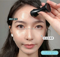 Rouleau absorbant d'huile pour le visage en pierre volcanique naturelle, outil de nettoyage du visage, réutilisable