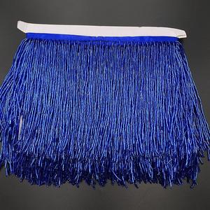 High End Handmade Luxury Sewing Glass <strong>Beads</strong> Trimming 15cm Width Black Gold Silver <strong>Bugle</strong> Gold Beaded Fringe Trim - Product Image 4